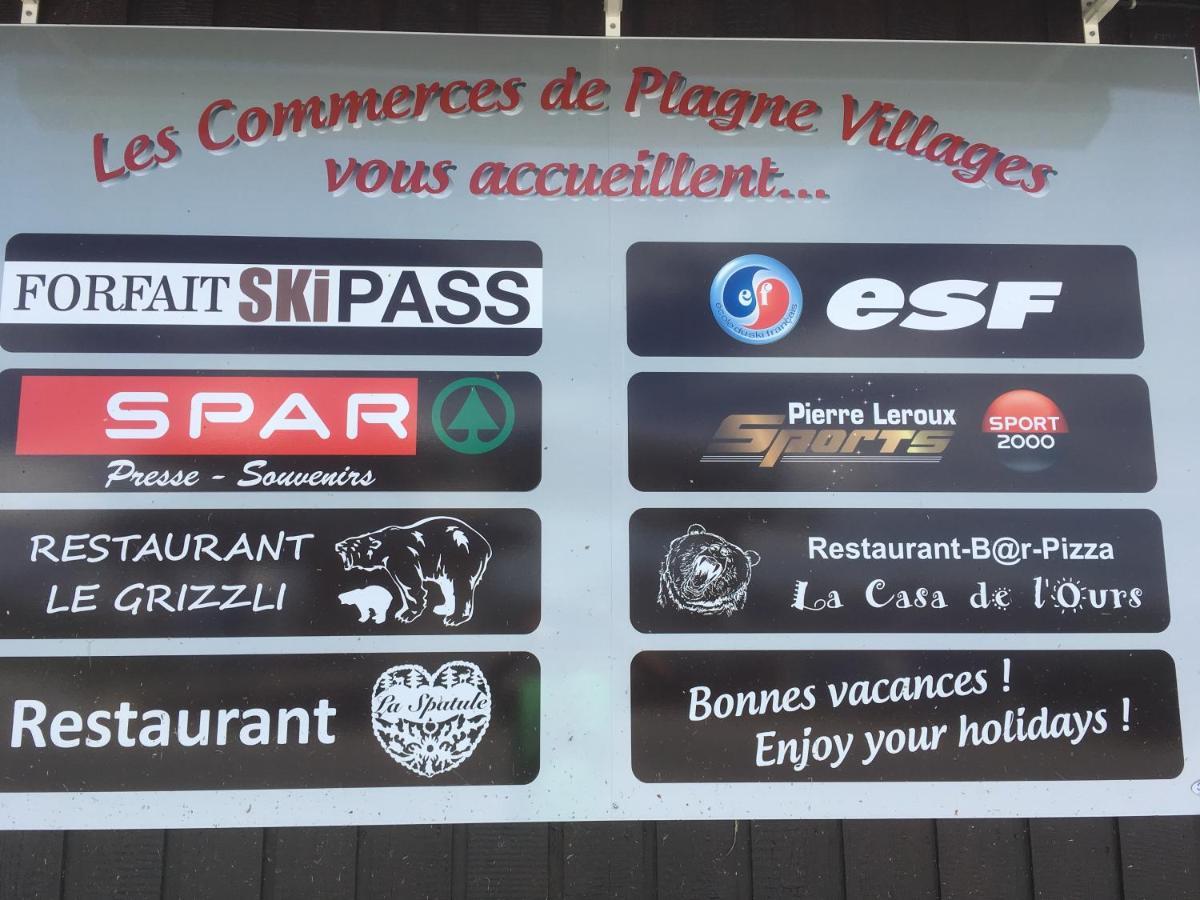 לה פלאנייה Appartement 5 Pers Plagne Village מראה חיצוני תמונה